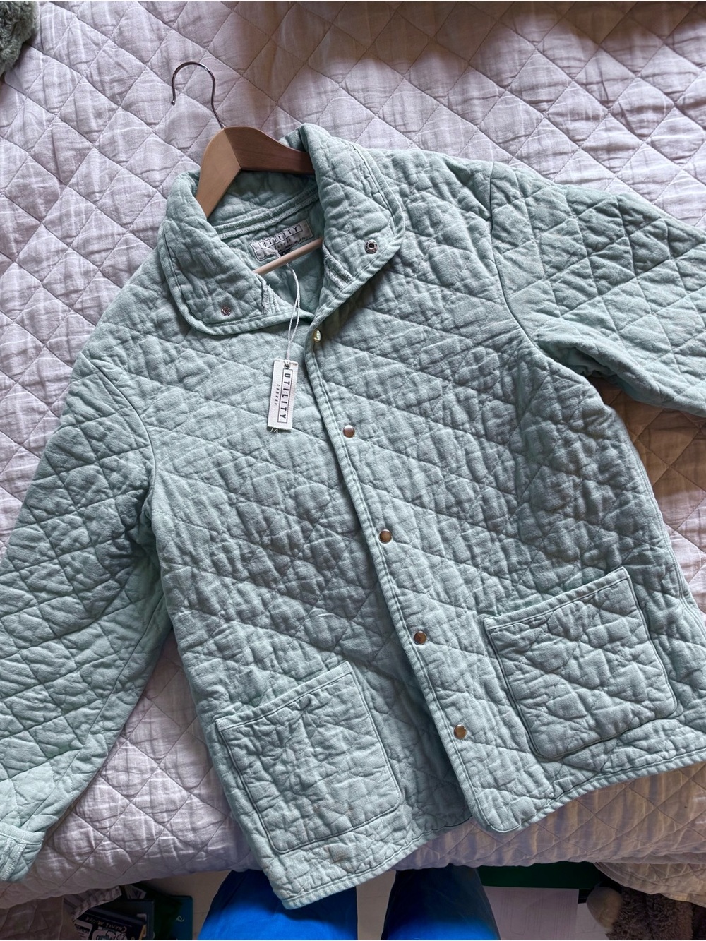 Utility Canvas Quilted Snap Jacket BNWT!